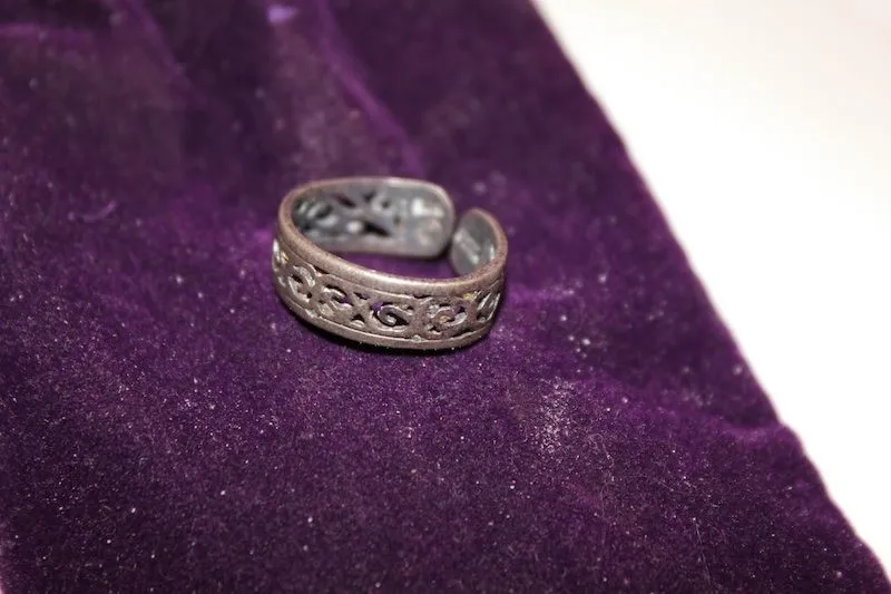 toe ring 925 italy