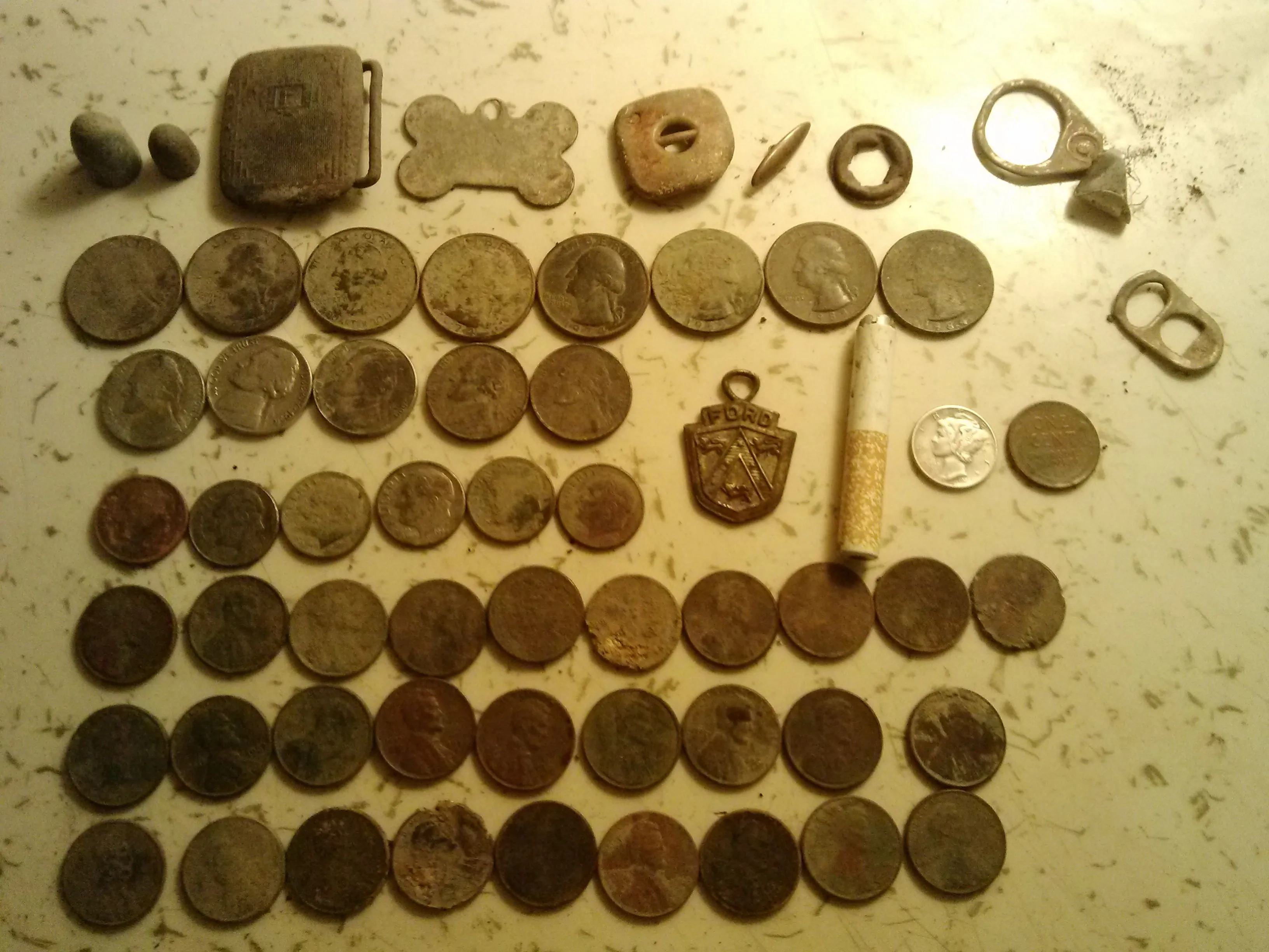 Total take for the day