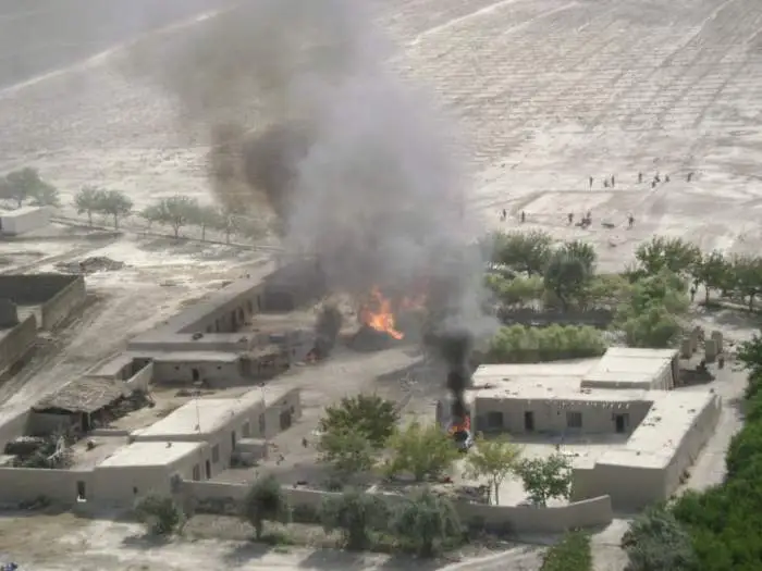 Up in Smoke - 8,000 Kilos of Afghan Hash up in smoke