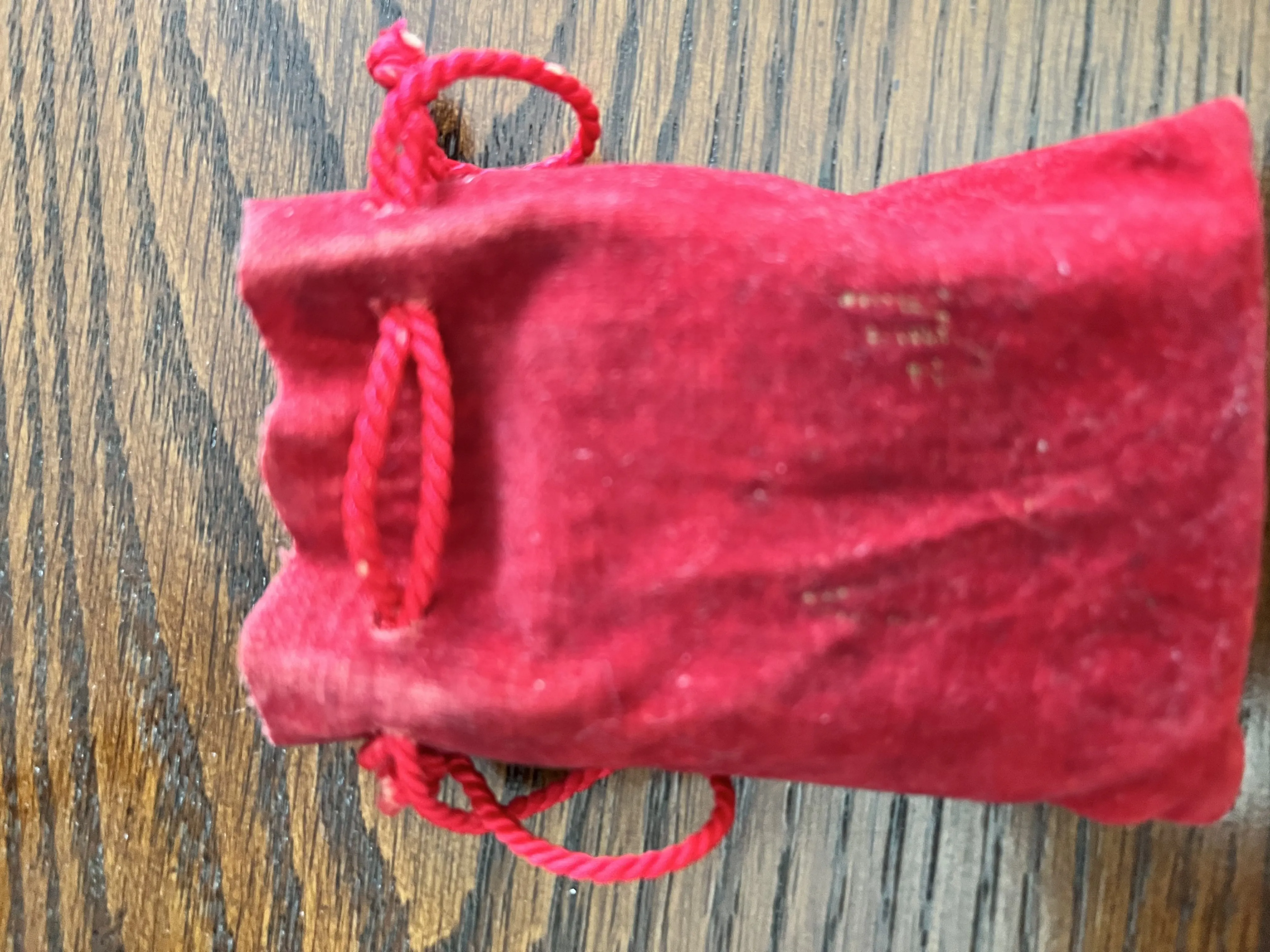 Velvet bag
