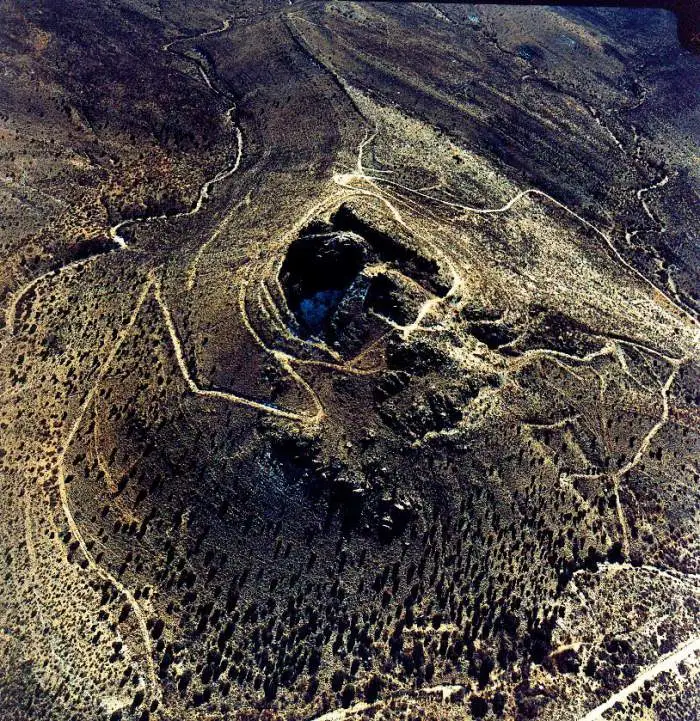 Victorio Peak From Above Aerial photo of Victorio Peak