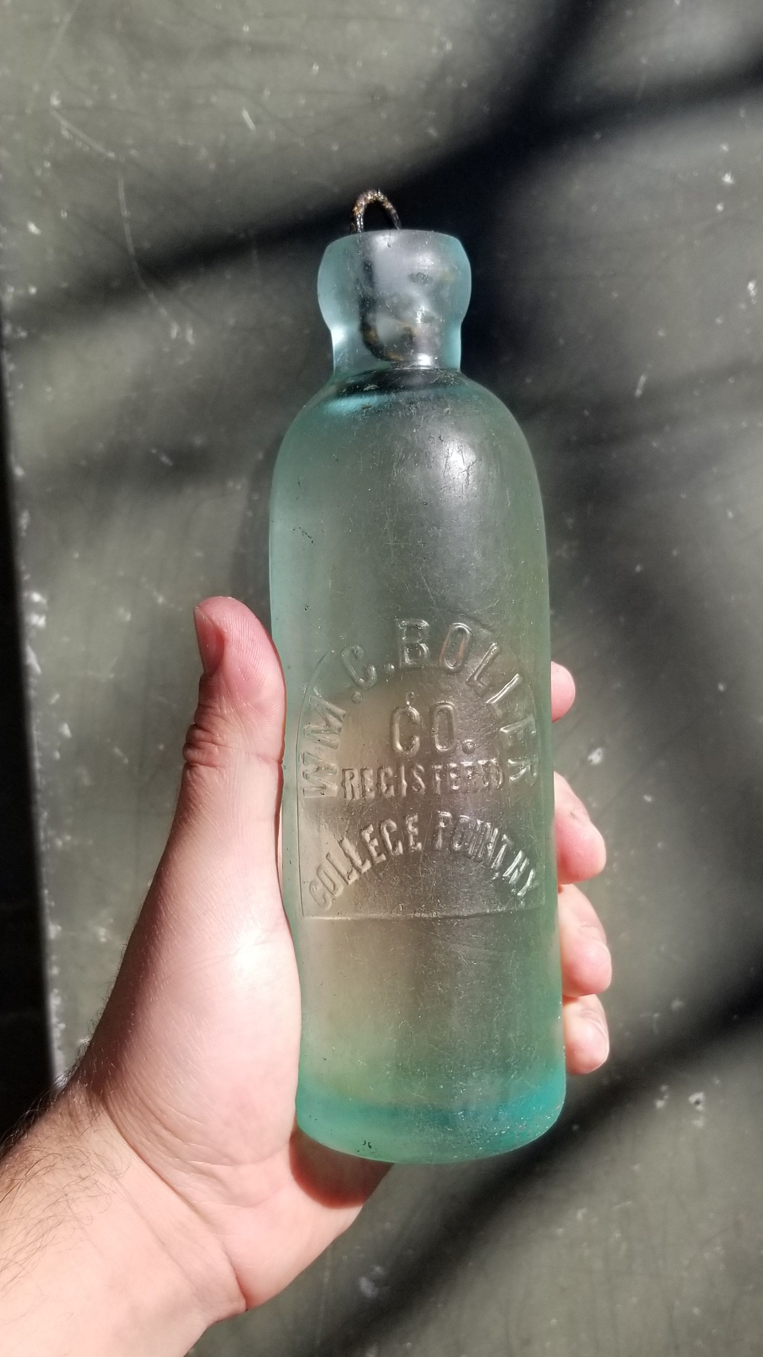 WM. C. Boller Co. Soda Bottle