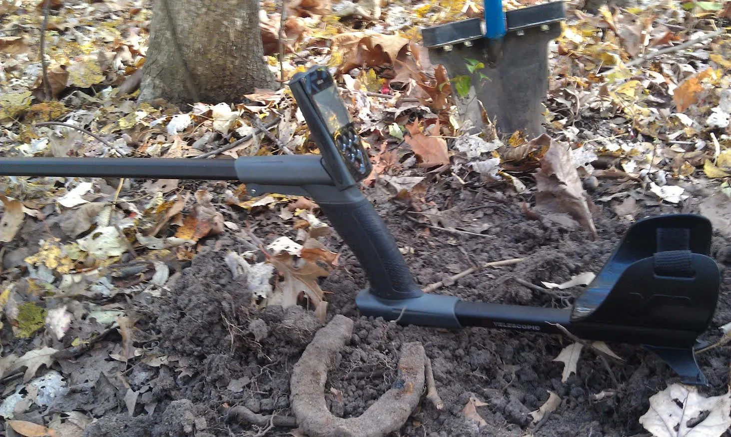 xp deus finds horseshoe down 6 inches near where the Battle of Big Bethel civil war battle took place.